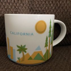 Starbucks Coffee CALIFORNIA You Are Here Collection Mug 14 oz