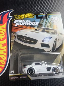 Hot wheels premium fast and furious Mercedes-Benz SLS amg coupe black series