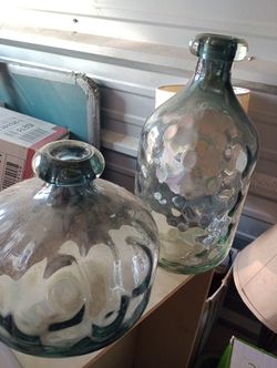 Decorative Glass Bottles Or Vases