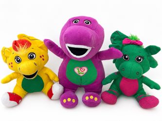 Vintage Barney & Friends plushies