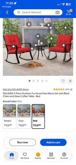 New outdoor patio set