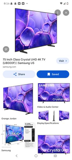 75 " Samsung Tv