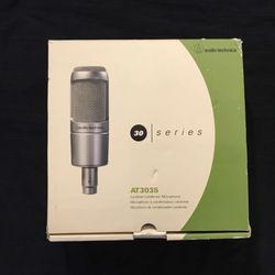 Audio-Technica AT3035 Cardioid Condenser Microphone no shock mount included