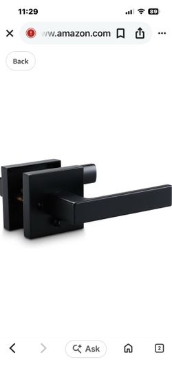 Linkaa Interior Door Handle Levers For Bedroom Bathroom,Black … (6) total. They don’t lock / they are door handles only …