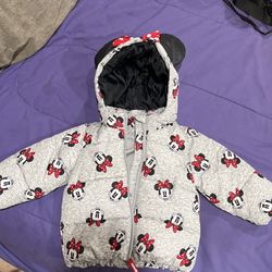 Minnie Mouse Coat 9-12 mo