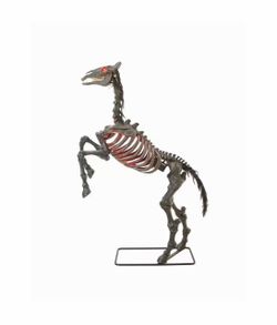 8.5FT Grave & Bones LED Undead Horse Halloween Skeleton Yard Decor New Box