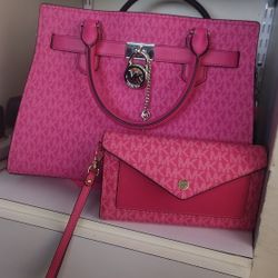 Brand New Mk Purse 👛 N  Wallet  Hot Pink