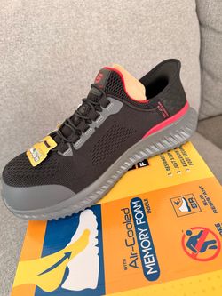 Skechers Work Hands Free Slip-ins Tilido-Fletchit – Men's Size 8.5