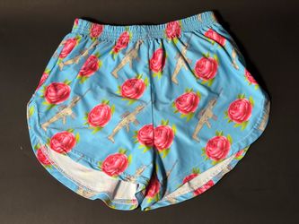 Semper Silkies Shorts Ranger Panties Aloha Hawaiian SCAR (Blue / Men’s Small)