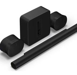 Sonos Arc Ultra Black Set With Sub 4 And 2 Era 300s. Includes warranties.  Brand New Sealed.
