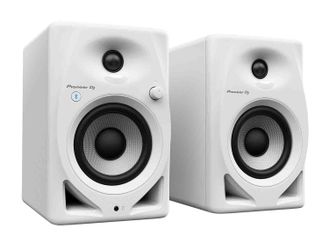 Pioneer DJ DM-40D-BT-W 4-inch Desktop Active Monitor Speaker with Bluetooth - White
