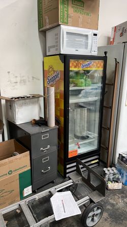 Cooler-refrigerator for shops