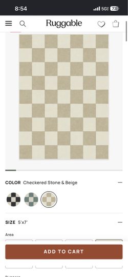 Checkered Flatwoven Rug