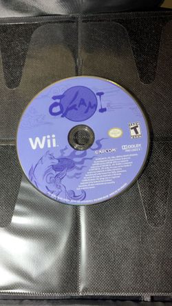 Okami Game for Nintendo Wii - Disc And Manual