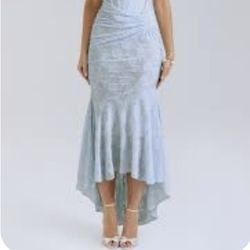 House Of CB Cesca Floral Ruched High-Low Corset Dress