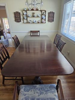 Antique Dining Table And Buffet