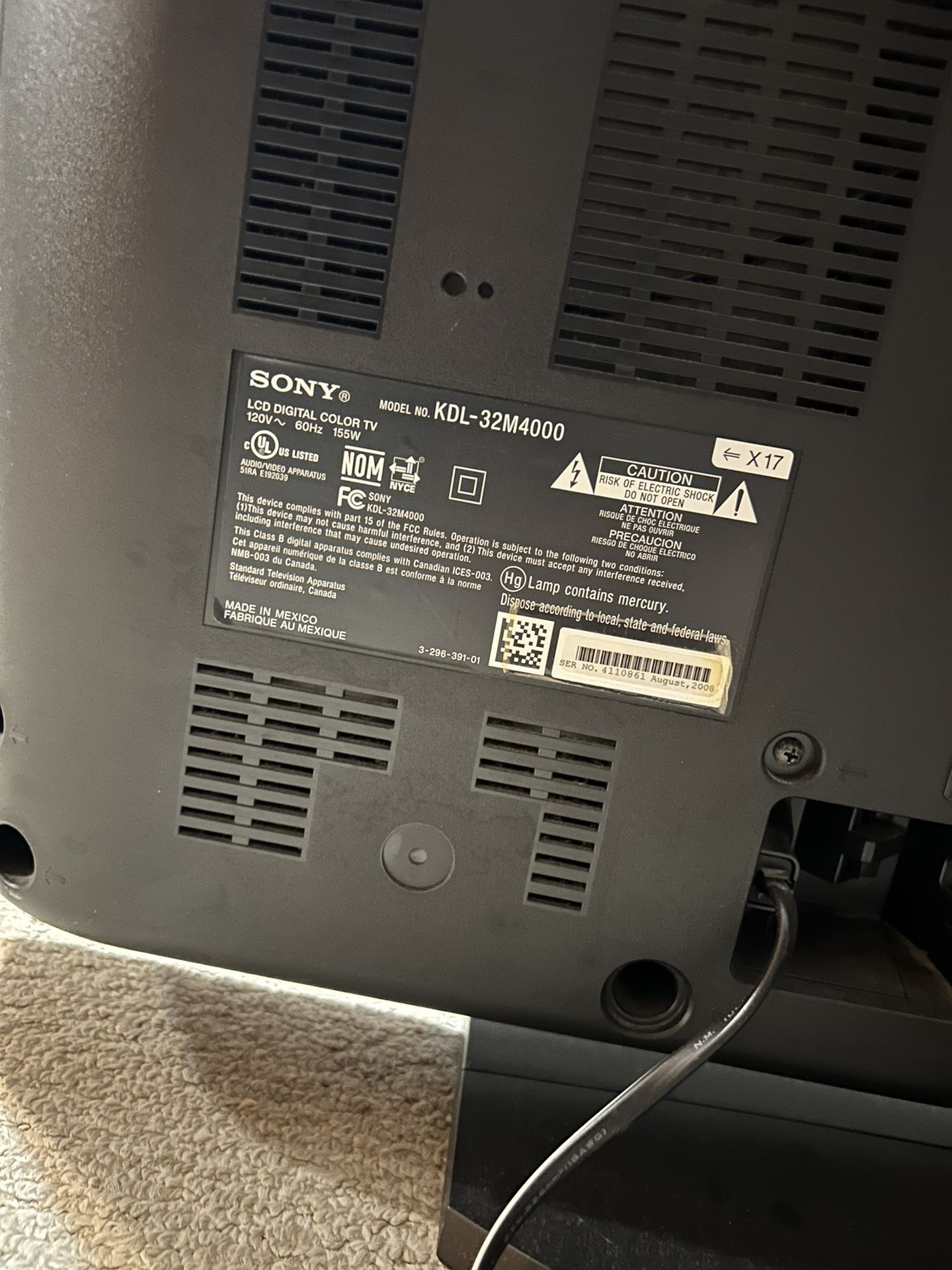 Tv Sony 32 Inch