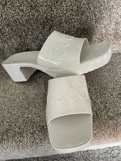 Rubber Gucci Sandals