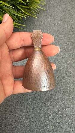 Roycroft Hammered Copper Dinner Bell c1920s.Â  Signed.Â