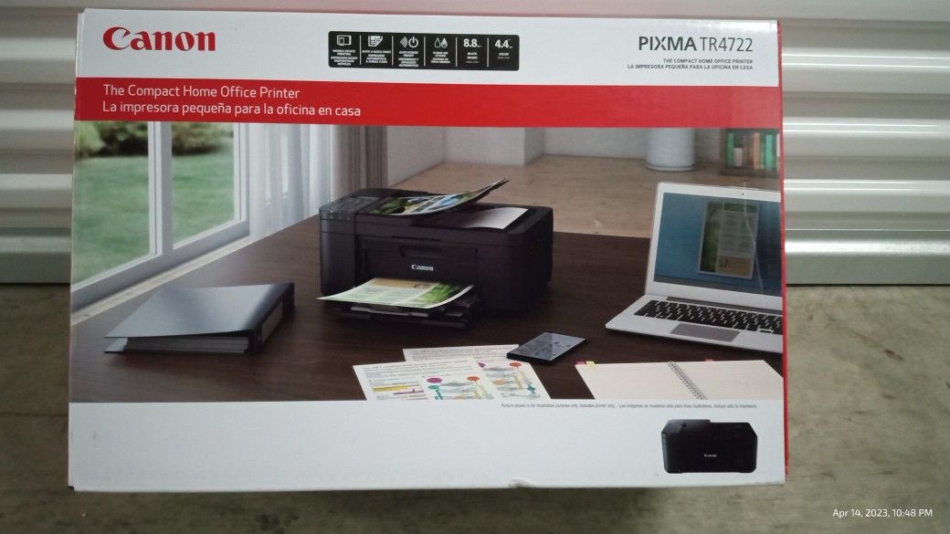 Canon PIXMA TR4722 All-in-One Wireless InkJet Printer with ADF, Mobile Print and Fax