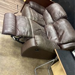 Couch Leather Brown
