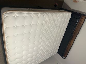 Cal king bed with mattress