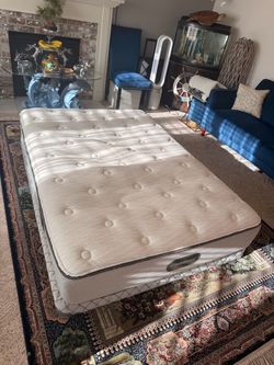 Full mattress/box spring (like new)