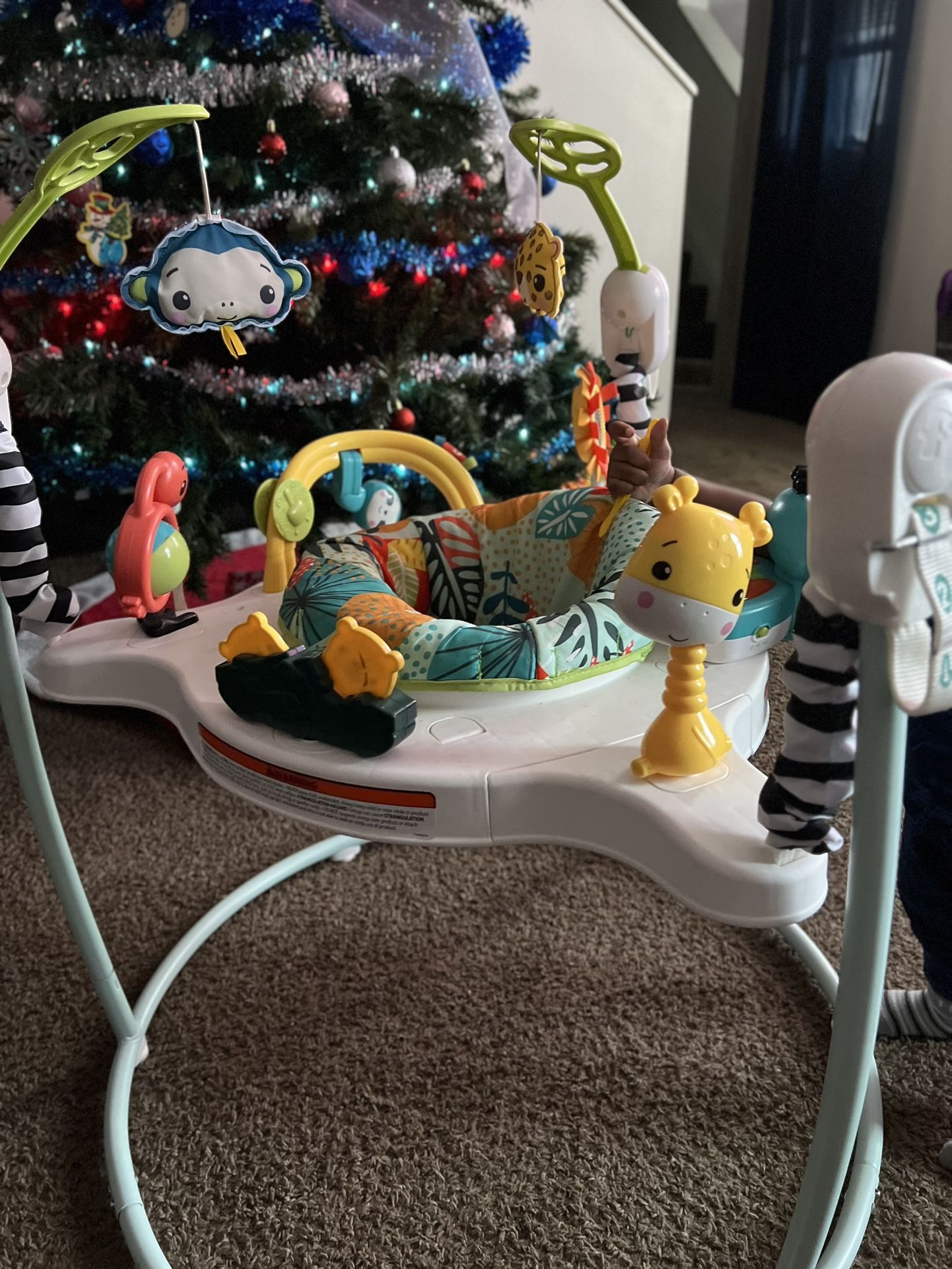 Fisher-Price Jumping Jungle Jumperoo Baby Jumper with Lights and Sound
