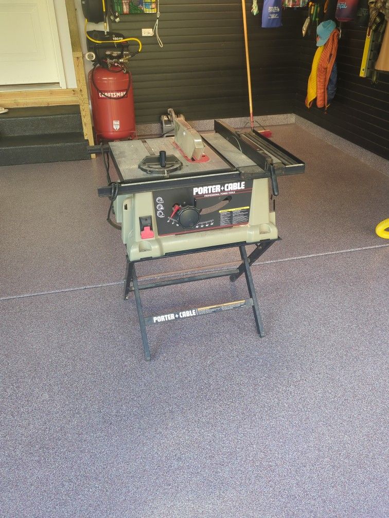 Porter Cable Table Saw w/Stand