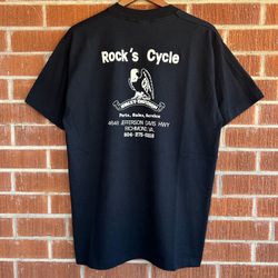 Vintage 90s Rock’s Cycle Harley Davidson Richmond VA T-shirt XL