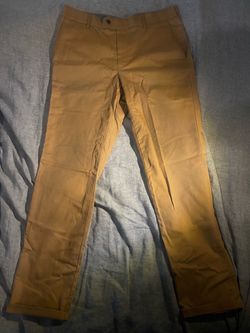 Men's Tan Chino Dress Pants