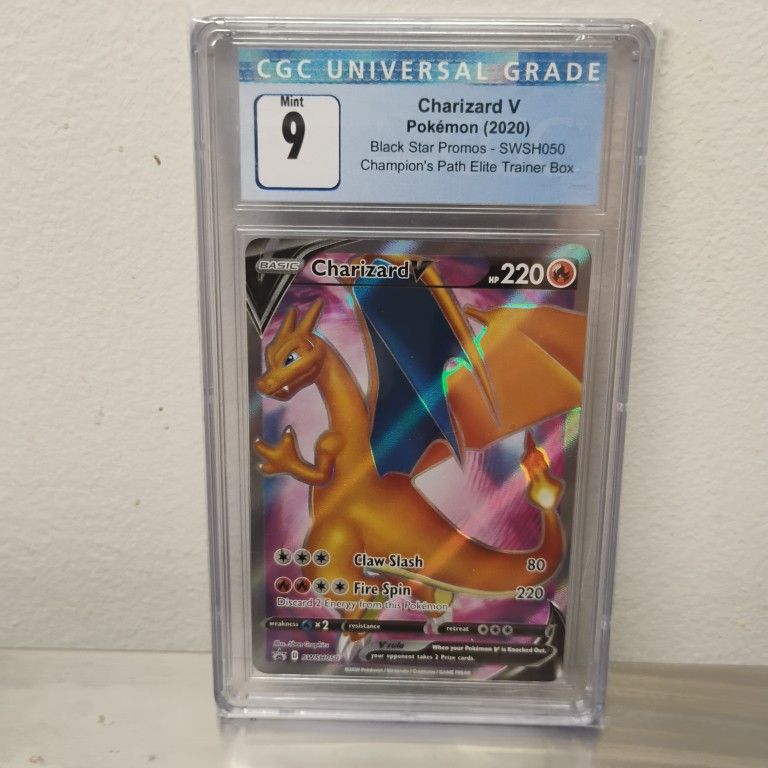 Pokemon: Charizard V CGC 9