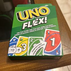 unused board game UNO FLEX