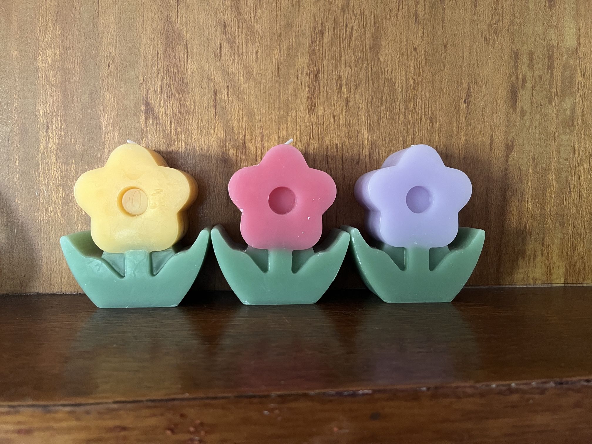 Flower Power Candles