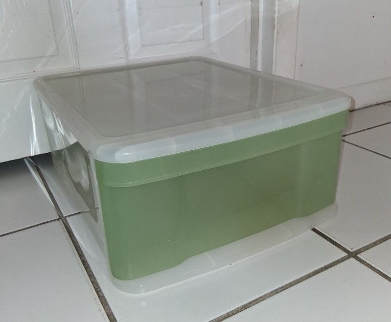 ONE storage drawer container 16" w 8" h 19" d $10 FIRM