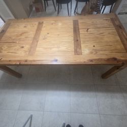 Wooden 8 Seat Dining Room Table 