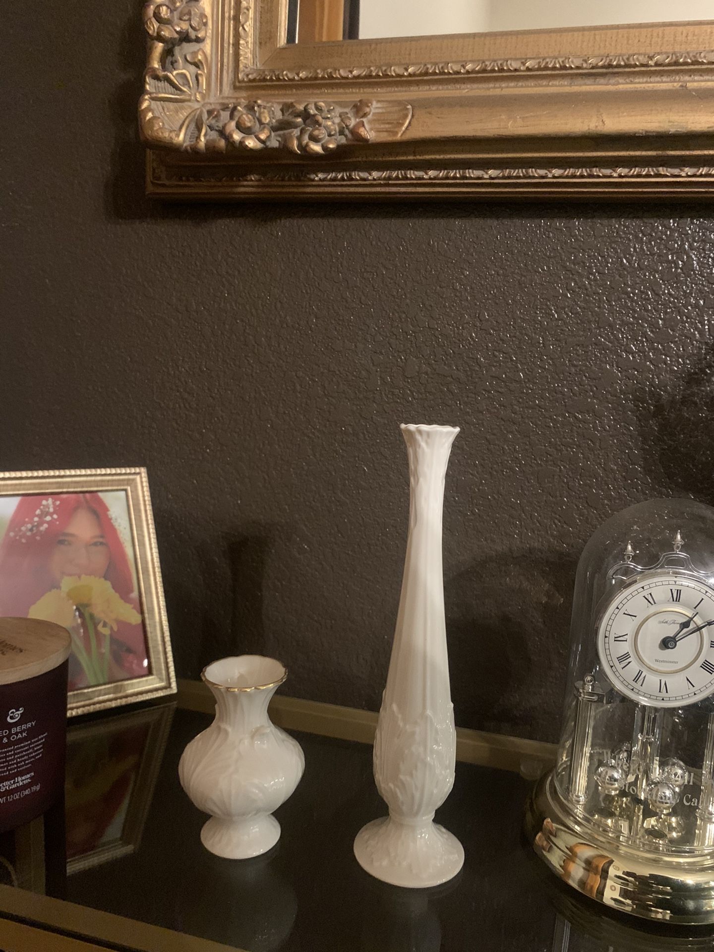 Lenox Florentine Bud Vase Set-