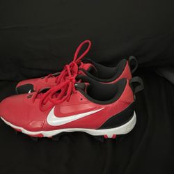 Red Nike Baseball Cleats
