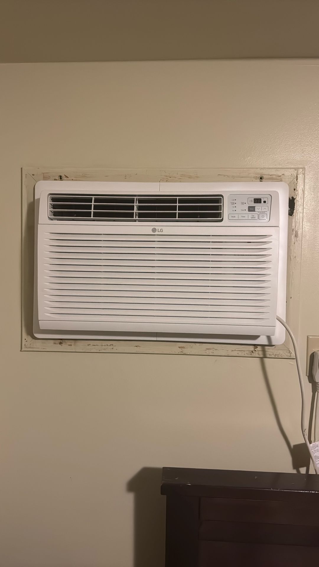 LG 8,000 BTU 115V Through-the-Wall Air Conditioner with Remote and Dehumidifier