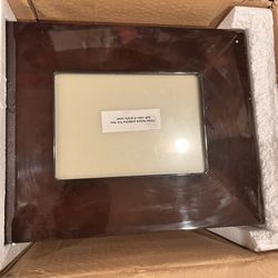 Neptune Society Biodegradable Cremation Urn Picture Cherry Burl Wood Memory Box