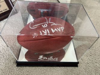 Authentic Cooper Kupp signed Super Bowl Football (LVI)