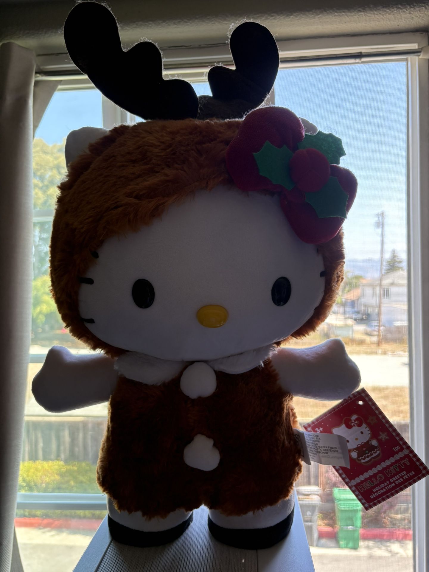 Hello Kitty Reindeer Greeter