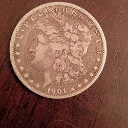 Rare 1901 Morgan Silver Dollar