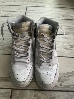 Nike Dunk High Retro White Vast Grey  Size 10