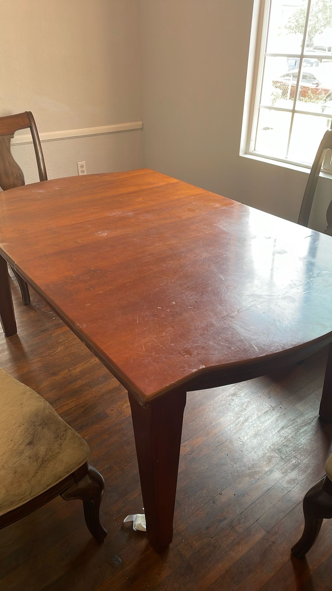 Dining table with four chairs