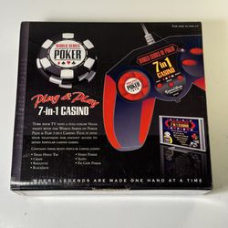 Excalibur WORLD SERIES POKER  Plug & Play 7 in 1 Casino