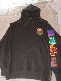 Bape pullover hoodie size 2XL
