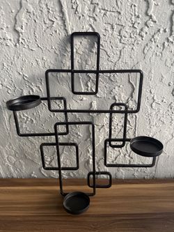 Geometric Votive Candleholder Wall Mount