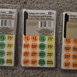 Yardsale Stickers NEW 3 Packs