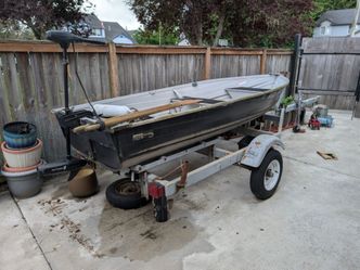 Boat and trailer for sale